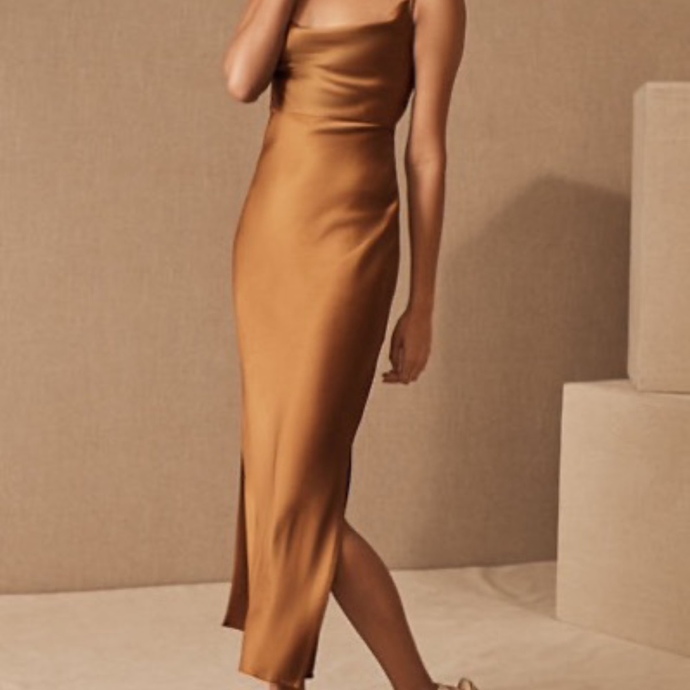 BHLDN Cali Satin Dress